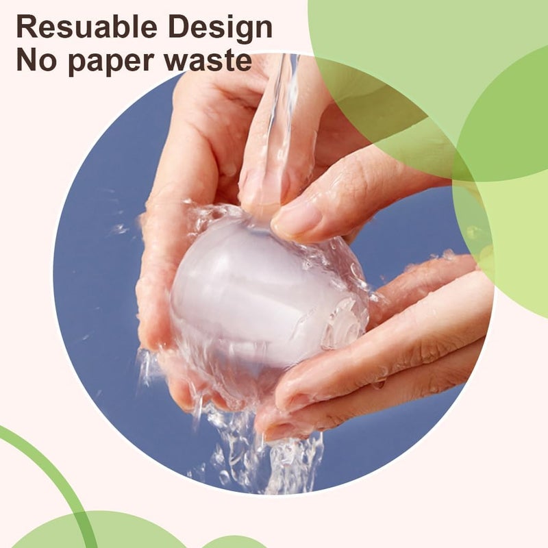 HEVIR Washable Reusable Lint Roller Ball - Sticky Portable Pet Hair Removal Tool for Clothes - Portable Dog & Cat Hair Remover Roller for Travel & Household - Super Sticky Gel Lint Roller for Dust - Image 3