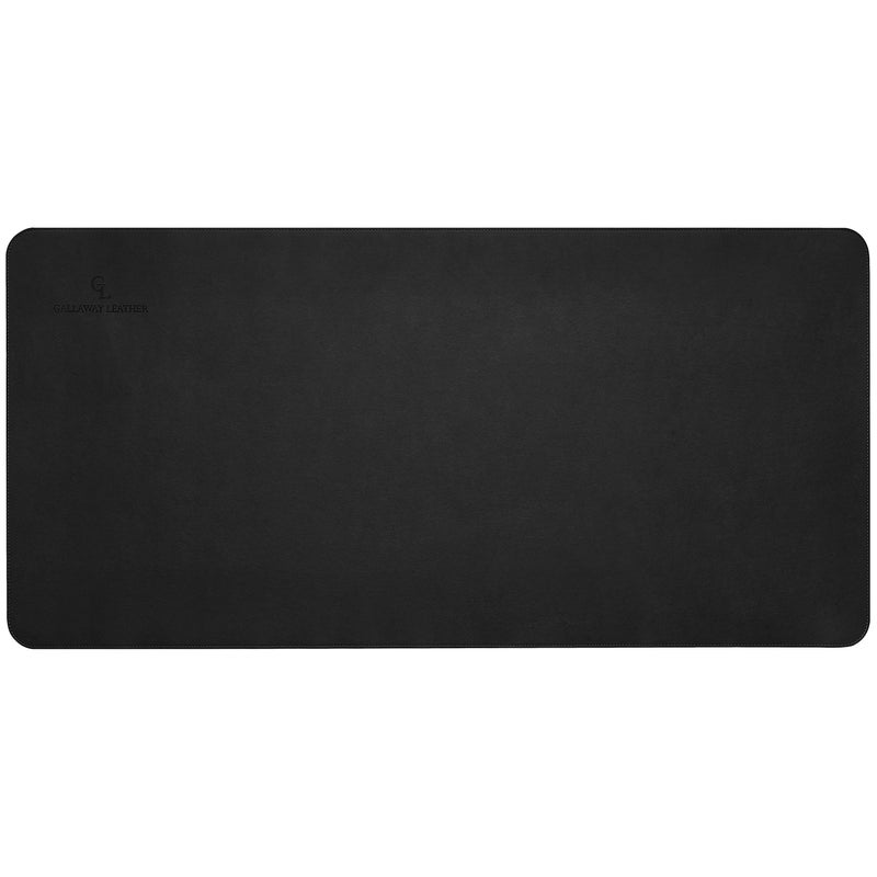 Gallaway Leather Desk Protector, Office Desk Pad - Large 36" x 17" Black, Computer Desk Mat Cover - Image 4