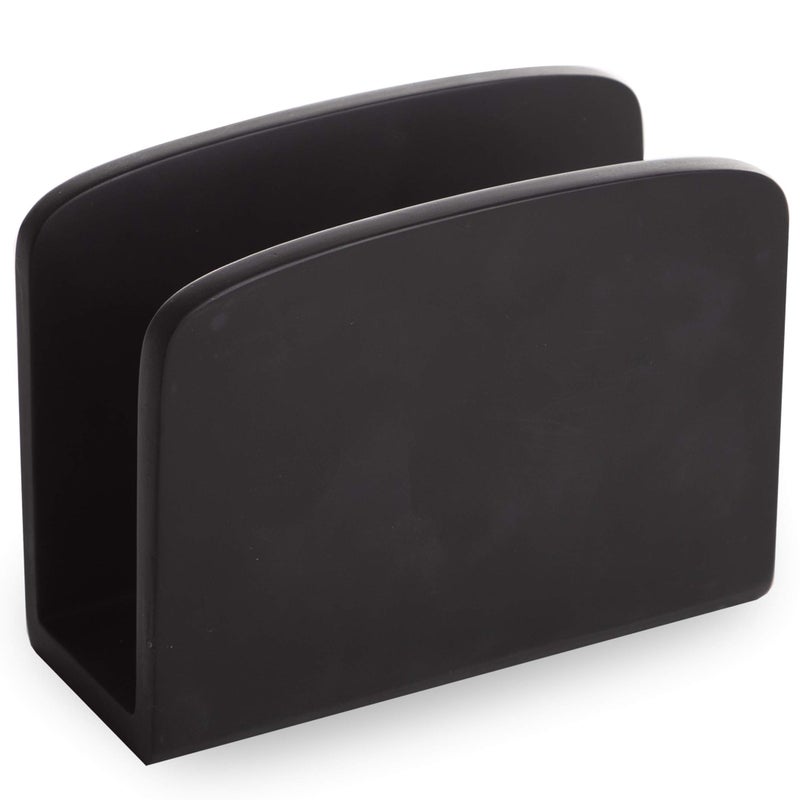 BINO BINO Napkin Holder  Black Marble Napkin Dispenser for Dinner Table  Modern Kitchen Accessory