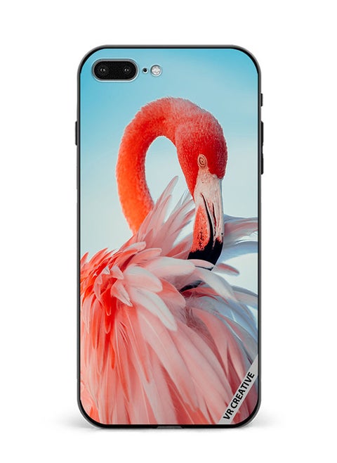 Protective Case Cover For Apple iPhone 7 Plus/8 Plus Flamingo Design Multicolour