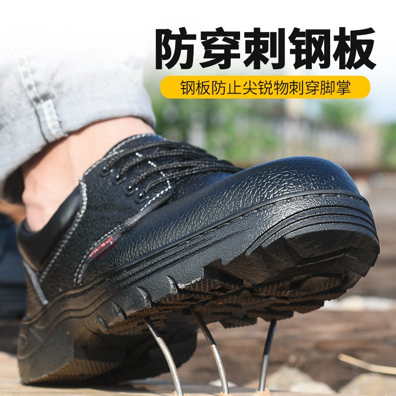 Supply Labor Protection Shoes Men'S Anti-Smashing Anti-Piercing Breathable Work Shoes Wear-Resistant Waterproof Construction Site Work Shoes Men - Image 3