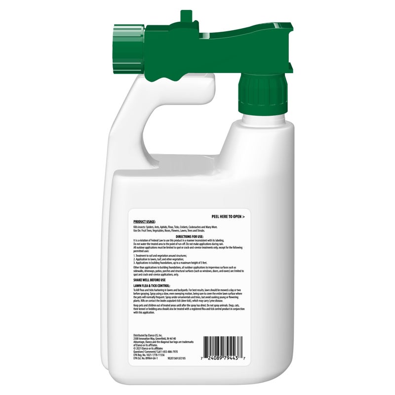 Advantage Yard & Premise Spray | Kills Fleas & Ticks & More | 32 oz. - Image 2