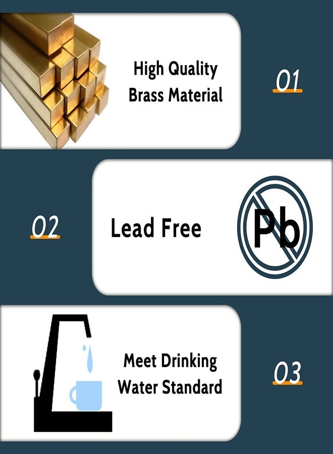 Vintex 1/2 Inch PEX x 3/8 Inch OD Compression PEX Straight Valve 5 Pack, Quarter Turn Water Shut Off Valve, Solid Brass, CVPC - Image 3