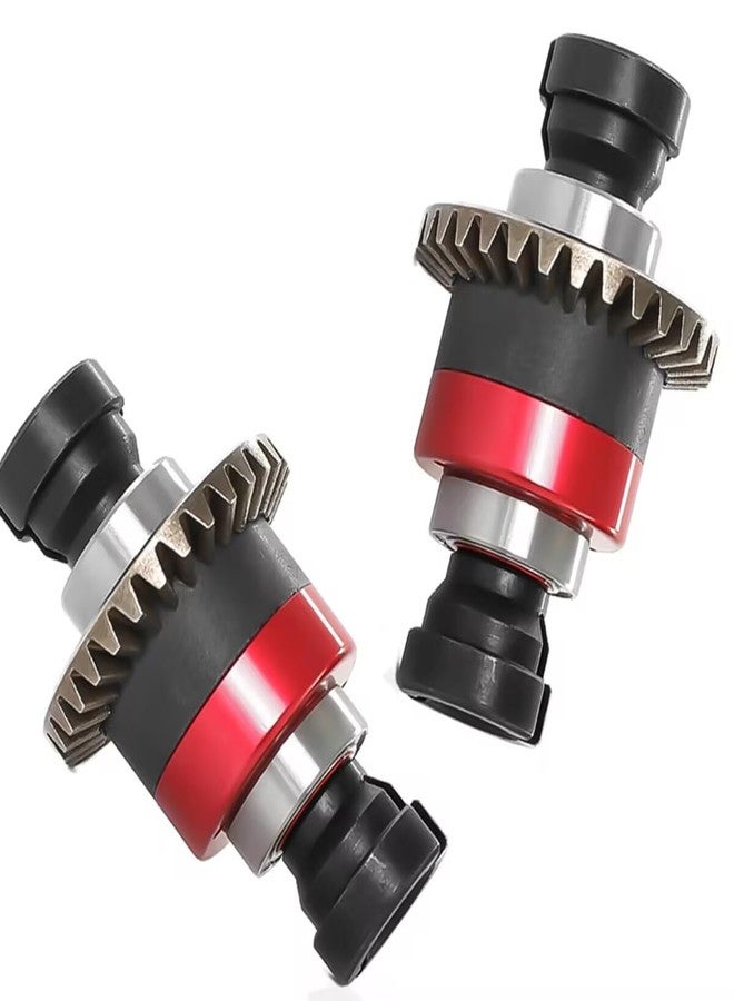 RCJTCQX 2 pcs Metal Assembled Differential 30T 0.8Mod Upgrades Parts for 1/18 Arrma Granite Typhon 1/14 Mojave Grom ，Replacement of #ARA311177#ARA311177V2(Red) - Image 1