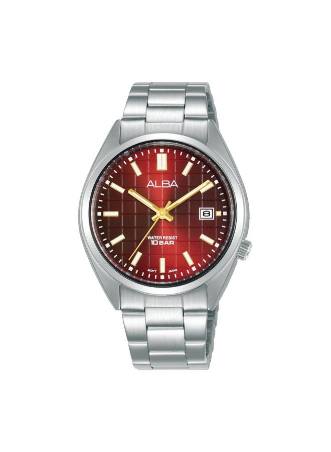 ألبا ساعة يد من  الفولاذ المقاوم للصدأ بعقارب AG8M31X1
