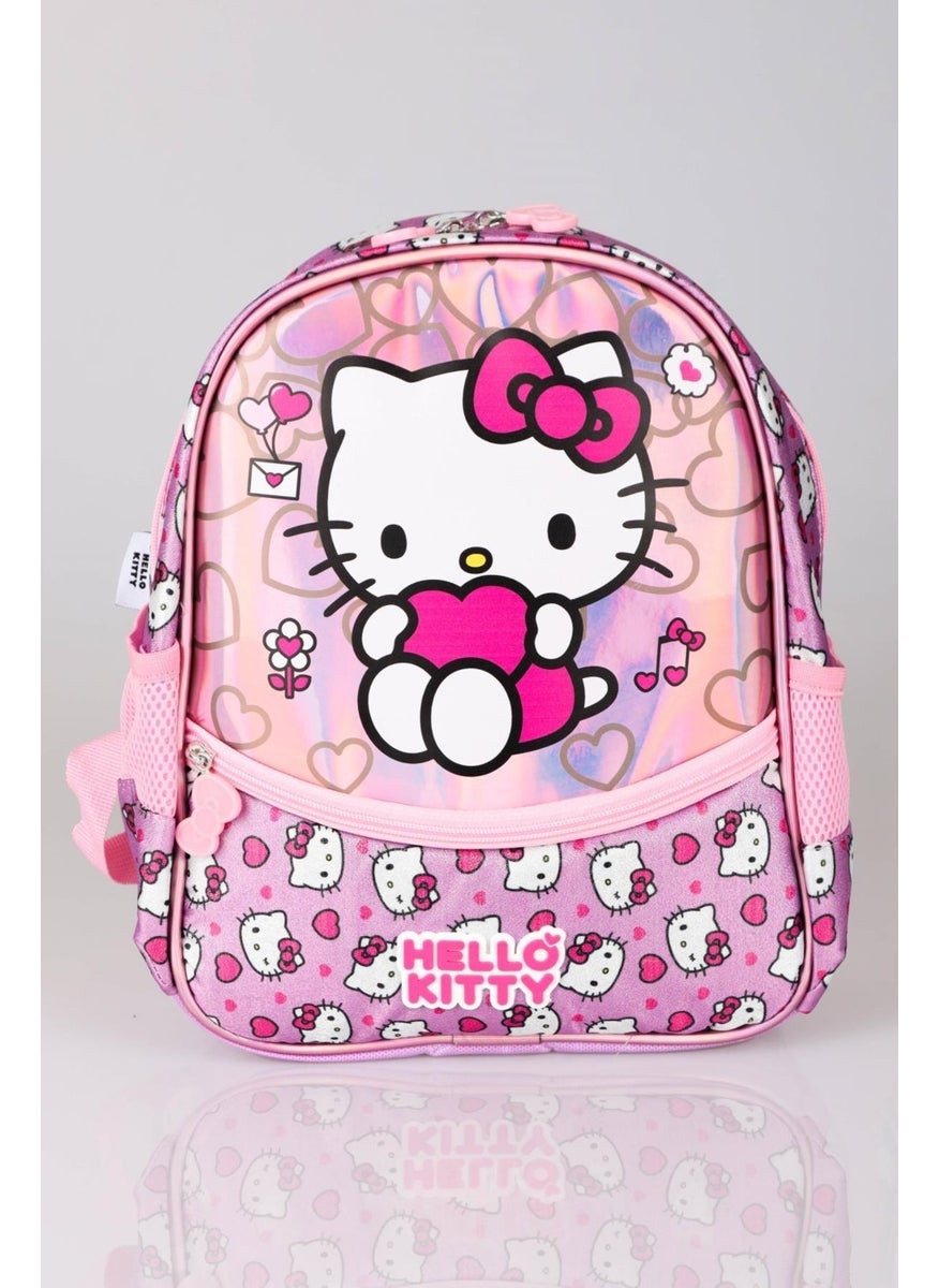 Hello Kitty حقيبة رياض الأطفال الجديدة المرخصة مجموعة خاصة عالم اللمعان، صندوق الغداء وزجاجة ماء تريتان  - Image 5