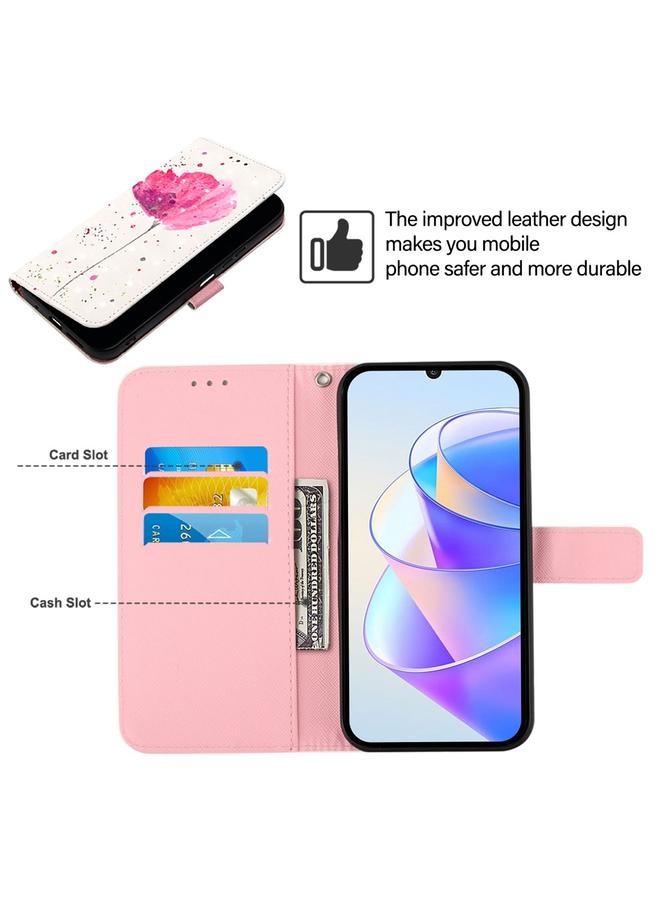 اس-توب جراب لهاتف Huawei Pura 70، جراب جلدي قابل للطي أفقيًا برسومات ثلاثية الأبعاد - Image 4