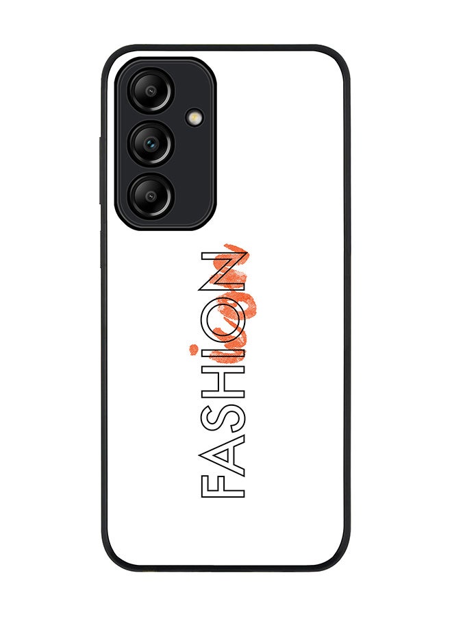 Stylizedd Rugged Black Edge Case for Samsung Galaxy A55, Slim fit Soft Case Flexible Rubber Edges Anti Drop TPU Gel Thin Cover -  Fashion Icon - Image 1