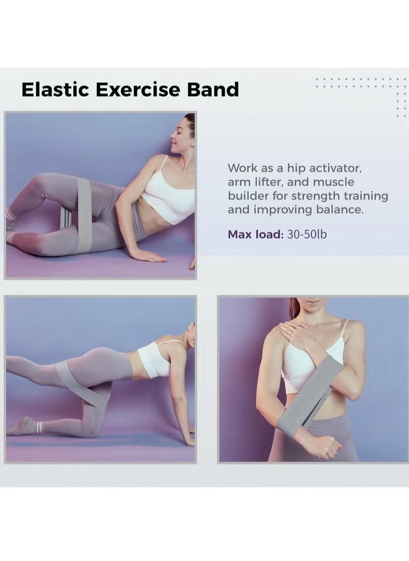 Thigh Master Resistance Bands Set, Thigh Exerciser Hip Trainer with Counter with Exercise Bands Non-Slip for Hips & Glutes Workout