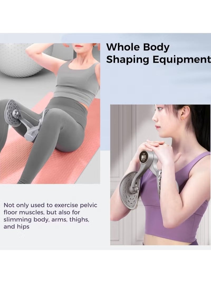 Thigh Master Resistance Bands Set, Thigh Exerciser Hip Trainer with Counter with Exercise Bands Non-Slip for Hips & Glutes Workout