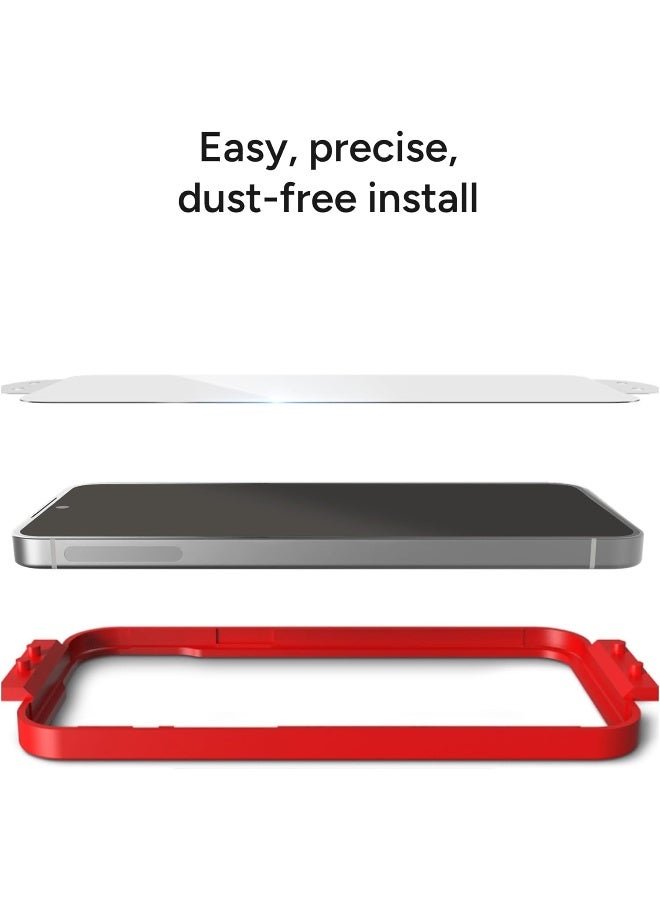 ZAGG InvisibleShield Glass Elite for Samsung Galaxy S25 Ultra – Tempered Glass Screen Protector Clear - Image 4