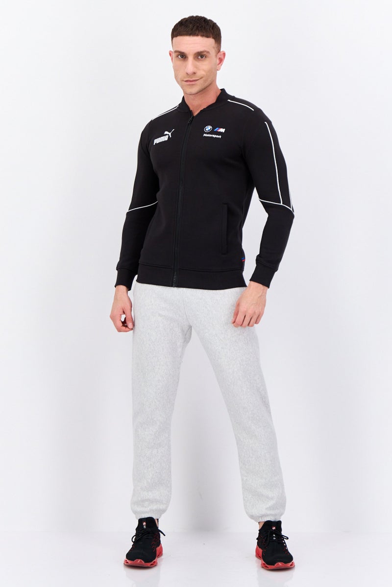 Puma x BMW Motorsport Men Sportswear Fit Full Zip Outdoor Sweatshirt, Black - Image 4
