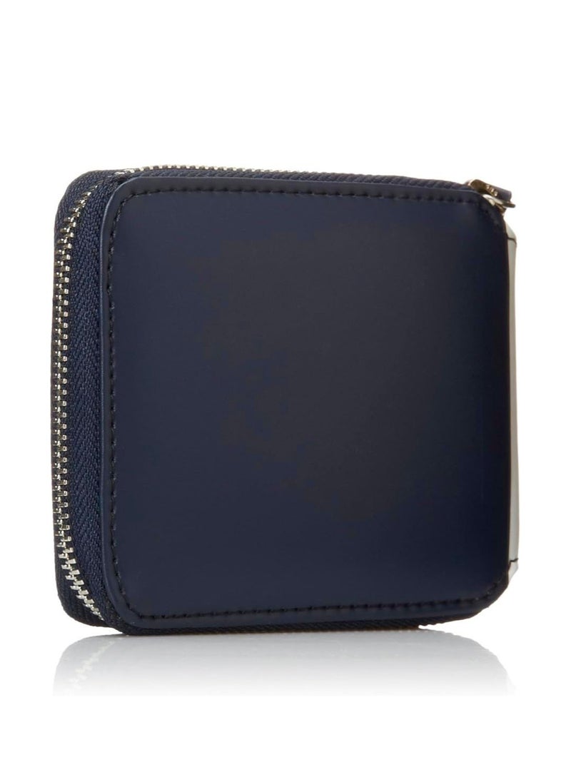 FRED PERRY Fred Perry Navy Zip Around Wallet For Men  - Image 2
