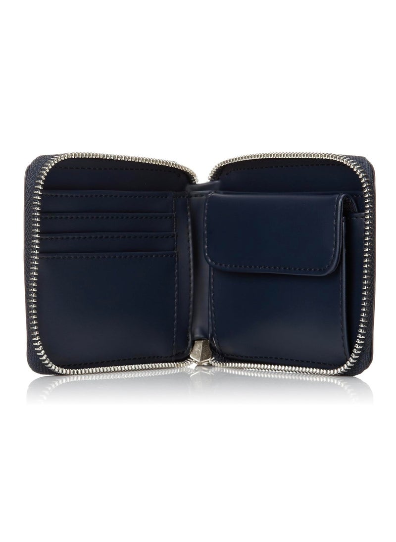 FRED PERRY Fred Perry Navy Zip Around Wallet For Men  - Image 3
