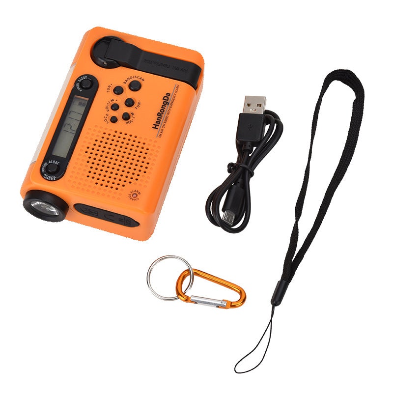 Hrd900 Radio Disaster Prevention Emergency Full Band Radio Solar Charging Lighting Mobile Portable Radio - Image 1
