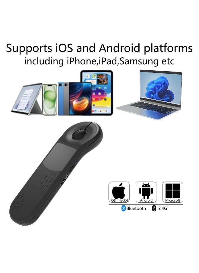 Generic Xring D13 Pro Multi-Functional Air Laser Mouse, Presentation Clicker, PowerPoint Remote, Hyperlink Volume Wireless Presenter Remote Pointer, USB Slide Advancer PPT Clicker for Computer Laptop Mac  - Image 4