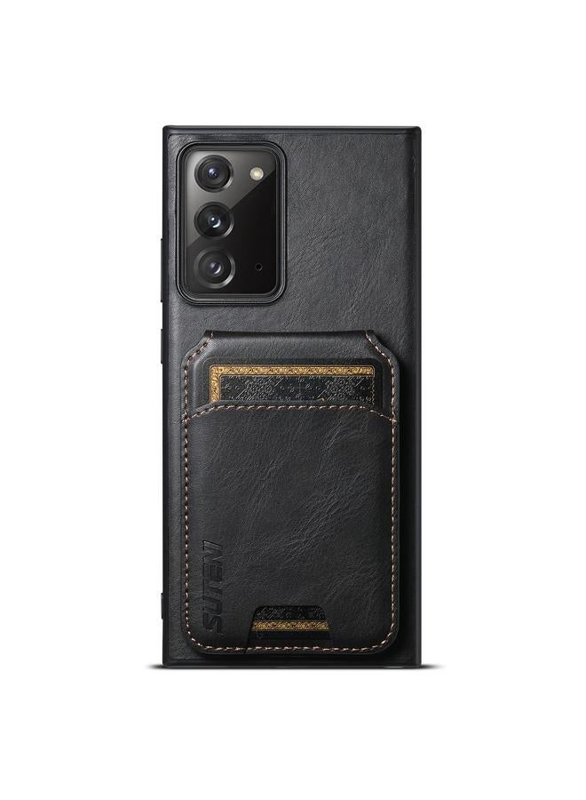 Suteni Case For Samsung Galaxy Note20 5G H02 Leather Wallet Stand Back Phone Case - Image 1