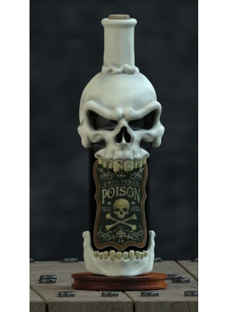 Wine Holder Skull Decorative Wine Rack Gift - pzsku/Z536074BABF00765D6552Z/45/_/1740579408/69687959-6d5a-4cba-8399-ab9e8c62d7f1