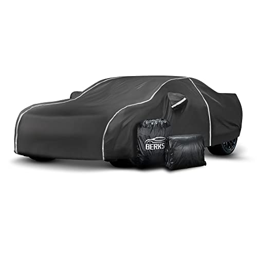 BERKSYDE Waterproof Car Cover Compatible for Chevy Camaro 2010-2024 All Weather 6 Layers Full Car Cover with Storage Bag - Image 1