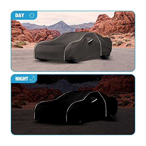 BERKSYDE Waterproof Car Cover Compatible for Chevy Camaro 2010-2024 All Weather 6 Layers Full Car Cover with Storage Bag - Image 4