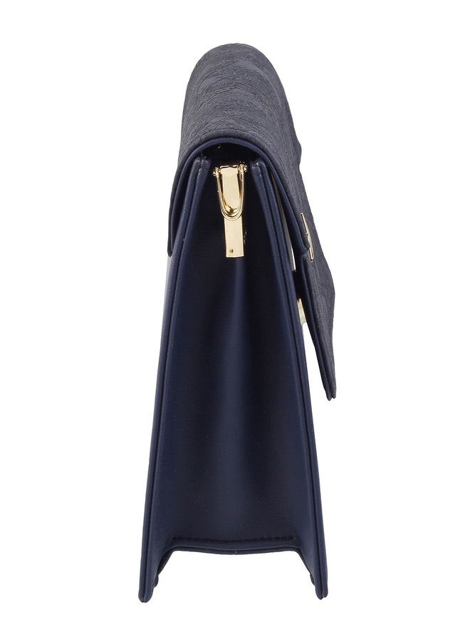 Metro Womens Suede Blue Flap Over Sling (One Size) - Image 4