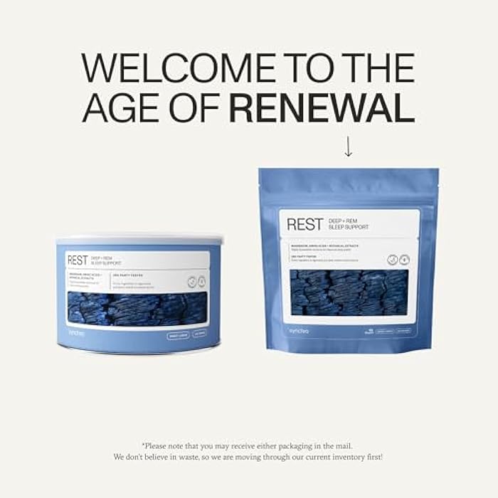 Synchro Rest Sleep Supplement - Magnesium L-Threonate Powder with L-Theanine, Glycine, Lemon Balm Extract & Apigenin - Melatonin-Free Magnesium Powder for Sleep - Sweet Lemon Flavor - 30 Servings - Image 2