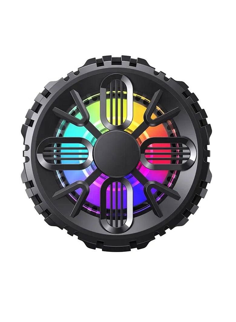Memo L-06 Phone Cooler Holder Semiconductor Heat Dissipation RGB Light Mini Fan Magnetic Universal Flat Mobile Phone Radiator - Image 1
