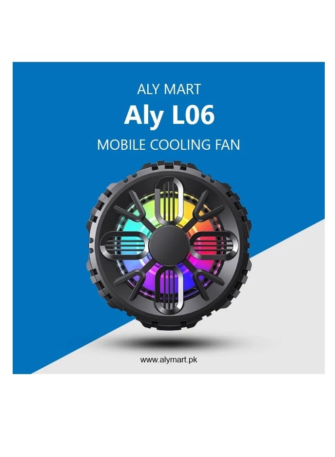 Memo L-06 Phone Cooler Holder Semiconductor Heat Dissipation RGB Light Mini Fan Magnetic Universal Flat Mobile Phone Radiator - Image 3