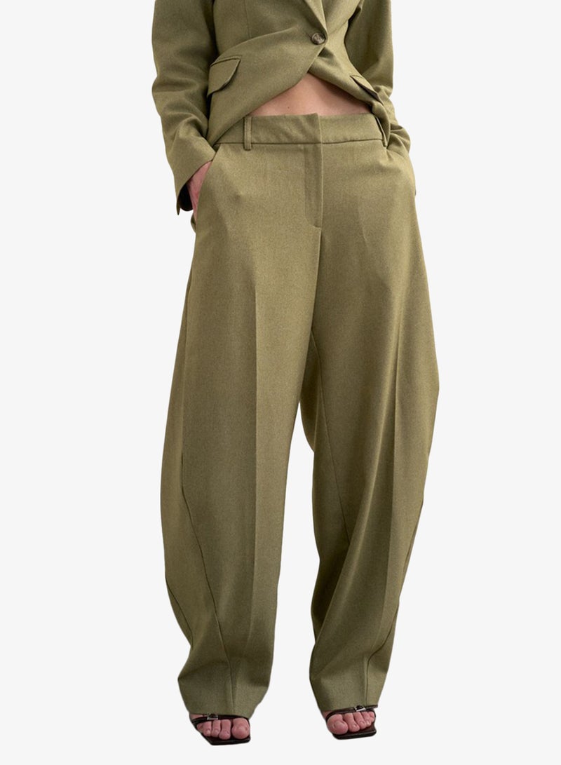 TOPSHOP Casual Pleated Woven Trousers - Image 4