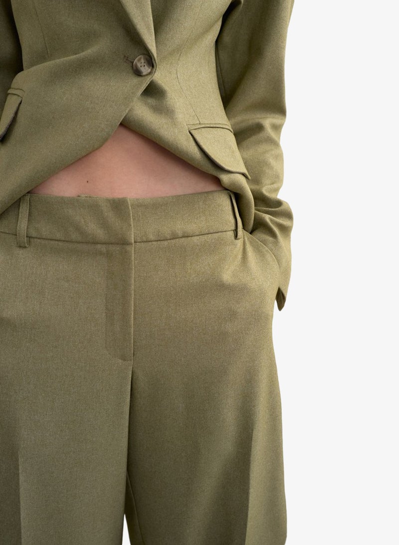 TOPSHOP Casual Pleated Woven Trousers - Image 3