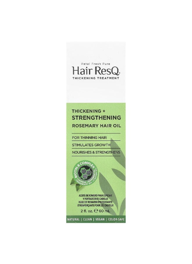 Petal fresh Petal Fresh, Hair ResQ®, Rosemary Hair Oil, Thickening + Strengthening, 2 fl oz (60 ml)  - Image 2