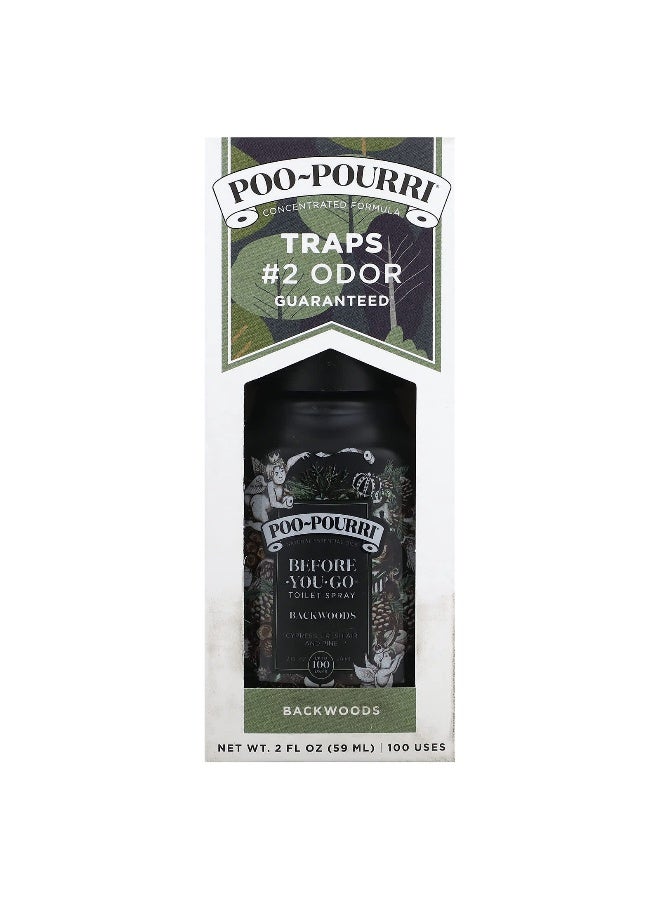 Poo-Pourri Poo-Pourri, Before-You-Go® Toilet Sprays, Backwoods, Cypress, Fresh Air and Pine, 2 fl oz (59 ml)  - Image 2