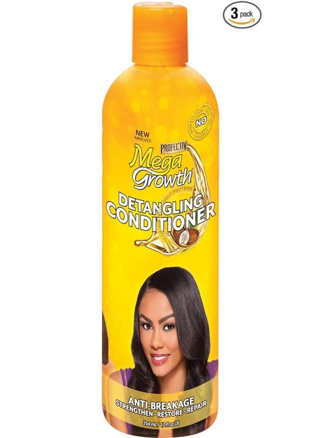 Mega Growth Detangling Conditioner Anti Breakage For Strengthen, Restore and Repair 354 ml