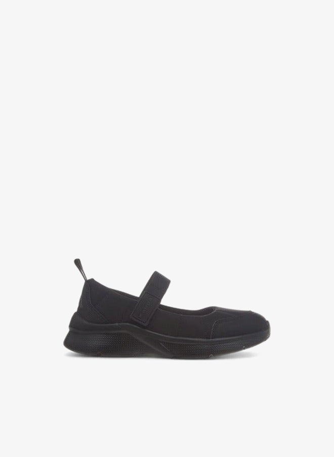 Kappa Girls' Pull Tab Detail School Shoes with Hook and Loop Closure - Image 1