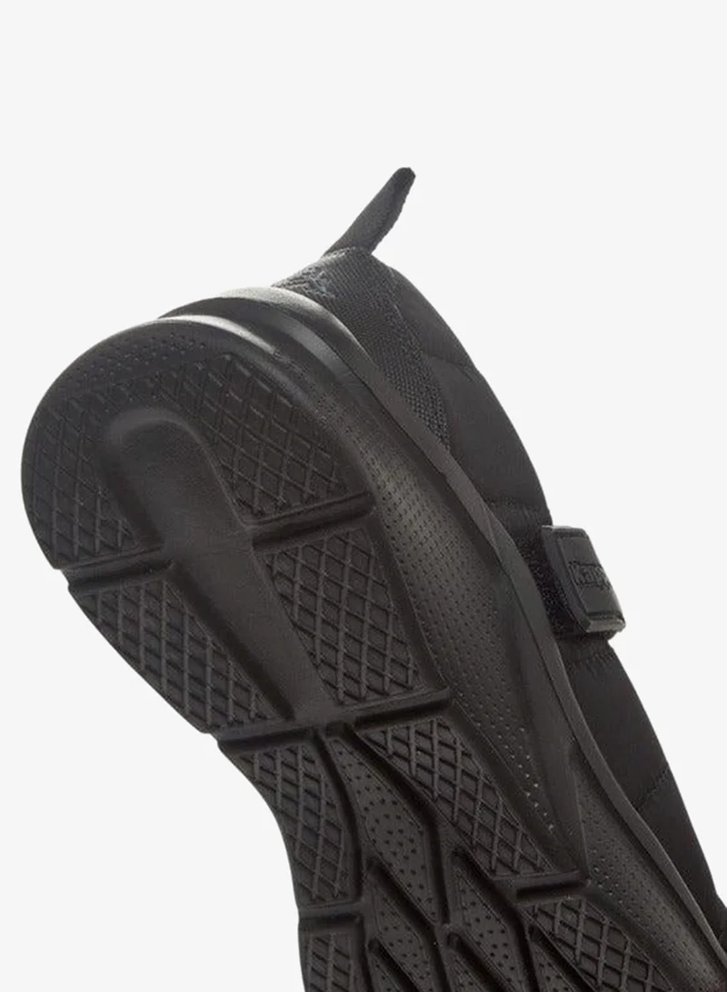 Kappa BLACK Girls' Pull Tab Detail School Shoes with Hook and Loop Closure  | Best Price UAE