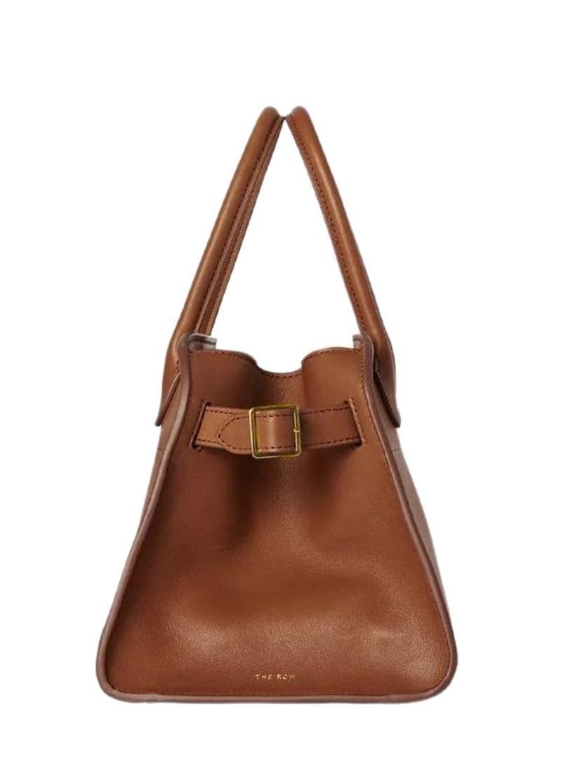 TR The Row Margaux 10 Top-Handle Bag in Plain Leather - Image 4