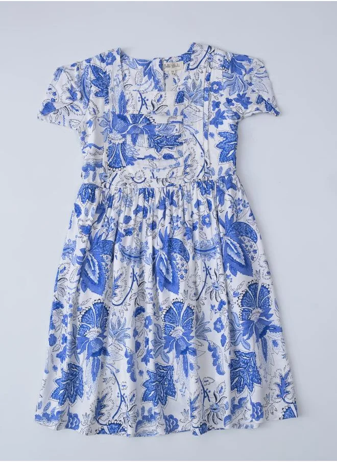 بيلا مودا All-Over Paisley Print Square Neck Dress