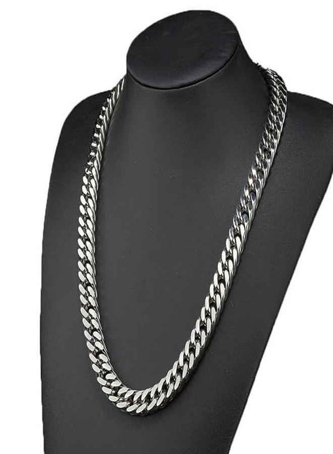 IGA COLLECTION Unique Silver Trendy look Stylish Chain for Boys & Girls Metal Chain with Elegant Design | Comfortable Duarble Eaveryday, Ocassional Wear Eye-Cathcy Pattern Chain - Image 3