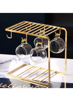 Vox Art Gold Mug Hanger 6 Pieces 25 x 22 x 15 cm. 