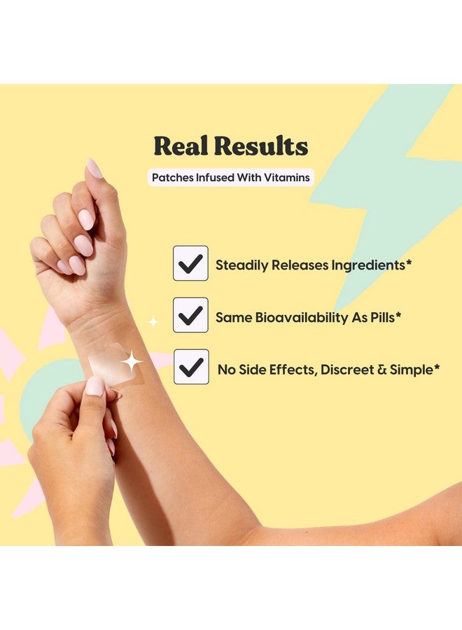 The Patch Brand Energy Patches | Supports Energy with Caffeine and B5 and B3 | All Natural Wellness Patch Plant Based and Cruelty Free Water Resistant Patches That Last All Day - Image 2