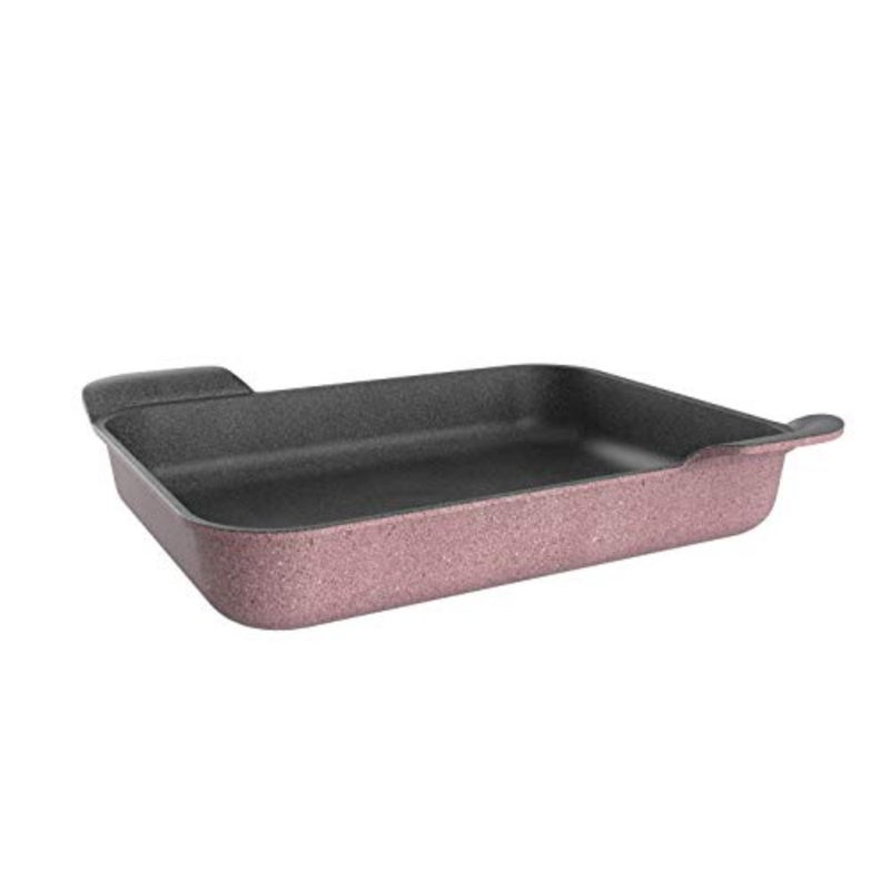 Ovenware Rectangular Medium OMD - Pink marble: heat-resistant ceramic for baking, serving, and storage - Image 5