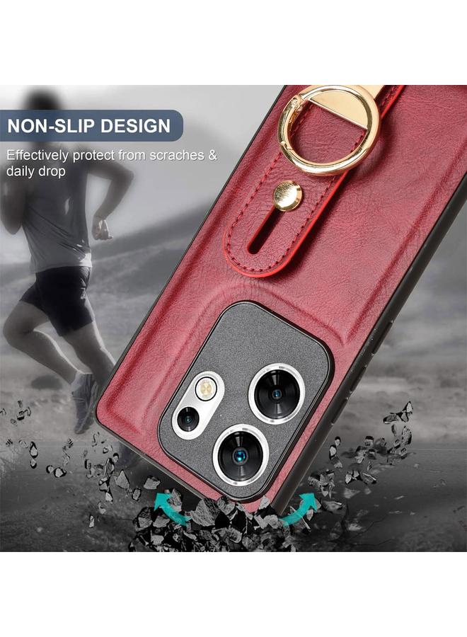 Zaboon Case For Infinix Zero 30 4G Wristband Leather Back Phone Case - Image 4