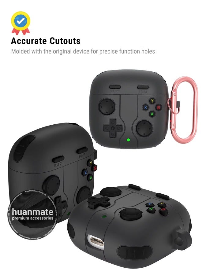 huanmate Huawei FreeBuds SE 2/SE3 Premium Protection Case Cover - Black - Lightweight, Stylish Design, Accurate Cut-outs - Easy to Install & Remove - Durable Shield for Your Huawei FreeBuds SE 2 - Image 5