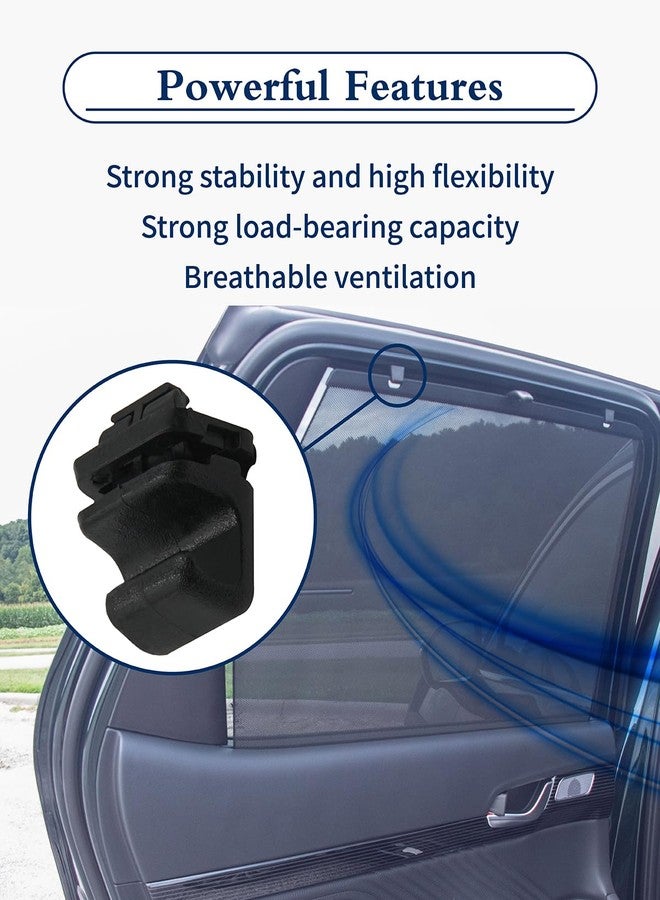 eosorssa 4PCS Interior Rear Door Curtain Hook Fits for Hyundai Palisade 2020 2021 2022 2023 2024 Interior Sun Shade Blind Curtain Hook Replaces 83917S8000CA - Image 4