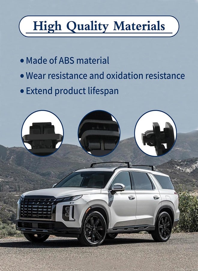 eosorssa 4PCS Interior Rear Door Curtain Hook Fits for Hyundai Palisade 2020 2021 2022 2023 2024 Interior Sun Shade Blind Curtain Hook Replaces 83917S8000CA - Image 3