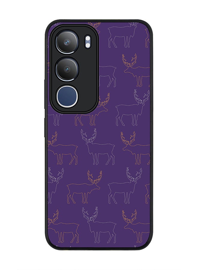 Stylizedd For vivo Y19s / Y19s Pro Case,Slim fit Camera Protection, Shockproof Thin Phone cover  - Purple Moose
