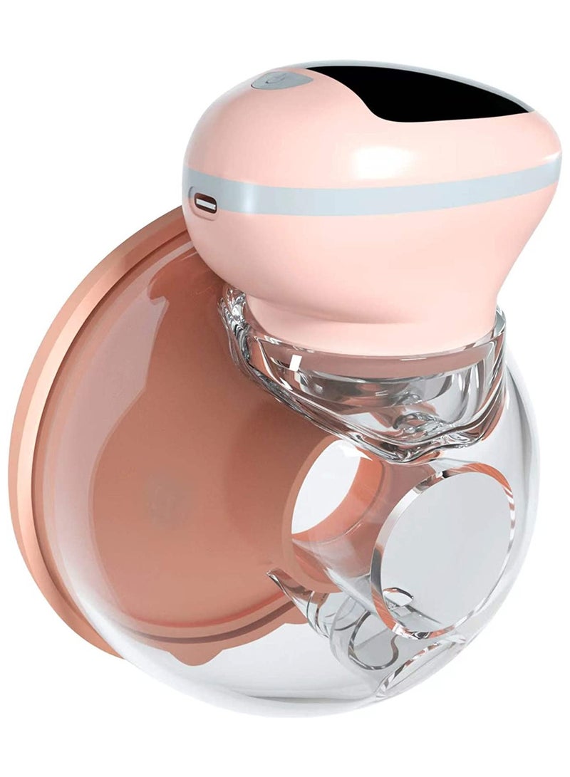 Wearable Breast Pump, Hands Free Electric Breast Pump for Breastfeeding, Painless  Comfort Portable Breast Pump, Food Grade Silicone, LCD Display, 2 Modes  9 Levels, 24mm Flange - Image 1