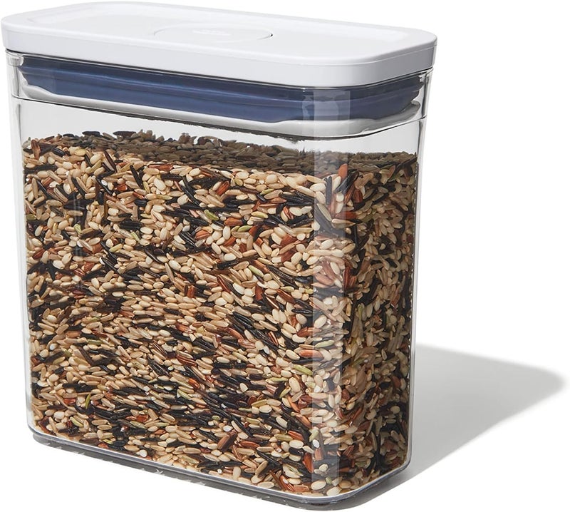 OXO New Good Grips Pop Container - Airtight Food Storage 1.2 Qt - Rectangle - Pasta 11234900UK - Image 1