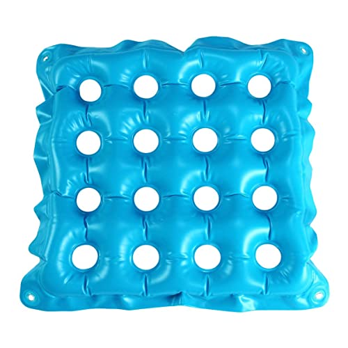 SUNSHINE-MALL Office Chair Cushions, air Cushion seat, sit Cushion, with air Vent, can be a Small Amount of air or Water, Very Suitable for Office Chair and Wheelchair use(Blue 19 inch) - Image 1