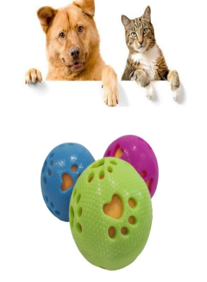 Pet Guard Squeak Vinyl Puppy Toy Ball with Colorful Pattern for Puppy, Kitten (Color May Vary) (Pack of 2) - Image 5